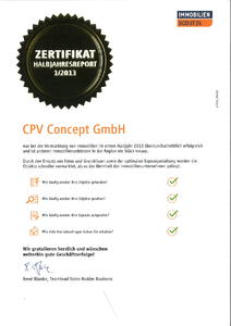 Immobilienscout Zertifikat 01/2013